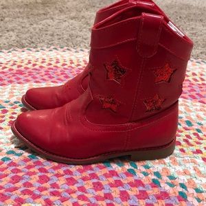 Gymboree Red Star boots